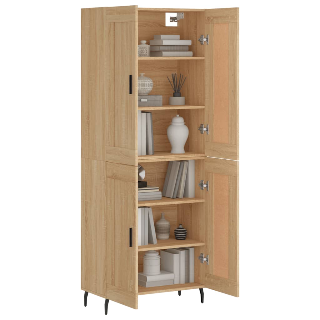 Skåp Sonoma Ek 69,5x34x180 cm