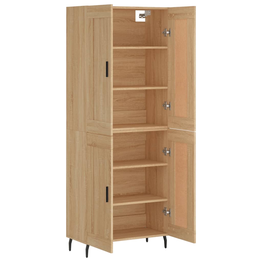 Skåp Sonoma Ek 69,5x34x180 cm
