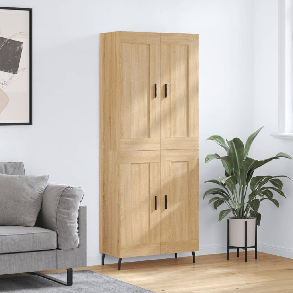 Skåp Sonoma Ek 69,5x34x180 cm