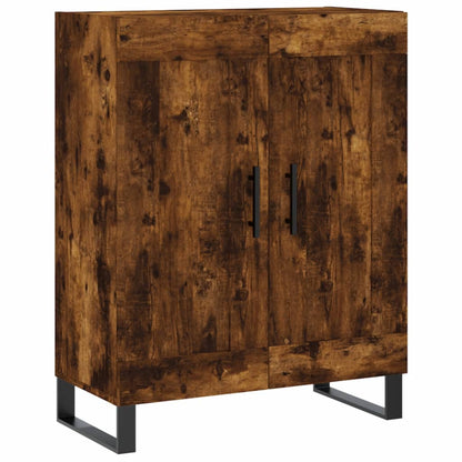 Skåp Rökfärgad Ek 69,5x34x180 cm