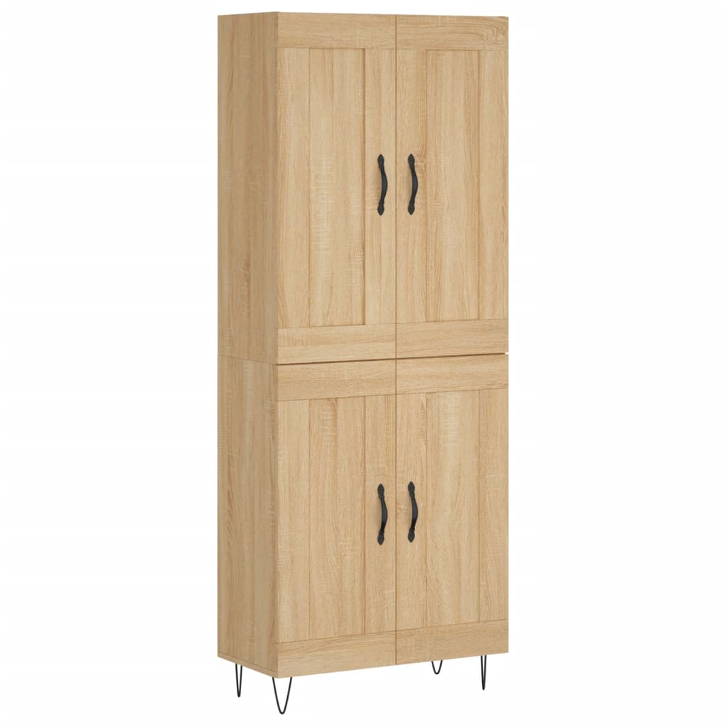Skåp Sonoma Ek 69,5x34x180 cm