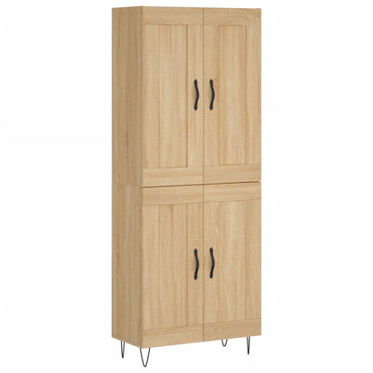 Skåp Sonoma Ek 69,5x34x180 cm