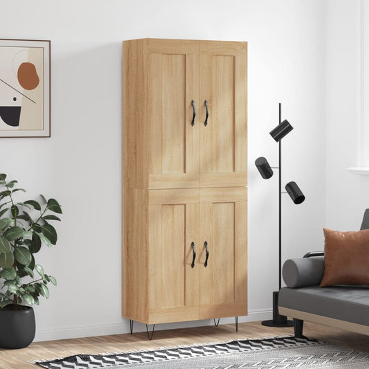 Skåp Sonoma Ek 69,5x34x180 cm