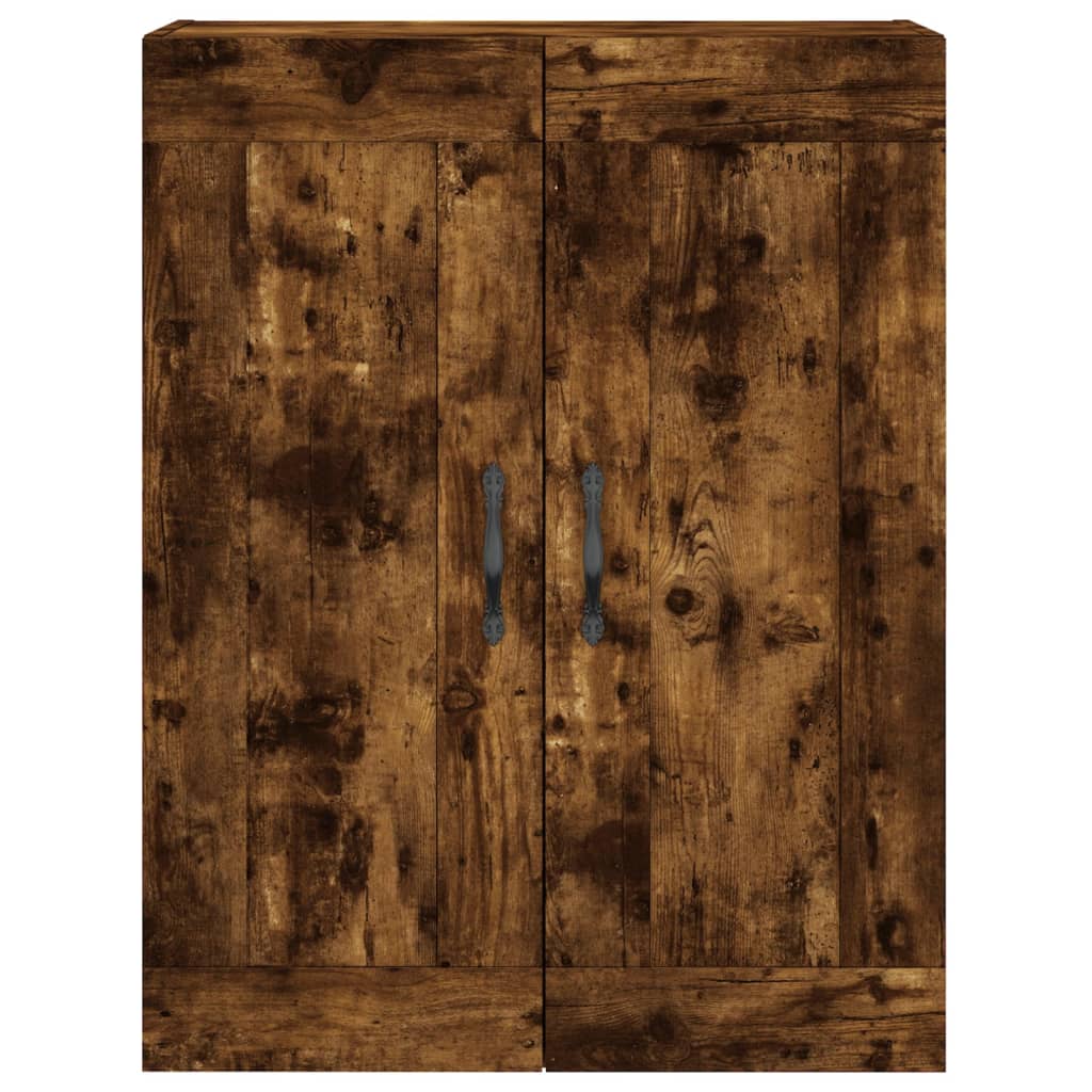 Skåp Rökfärgad Ek 69,5x34x180 cm