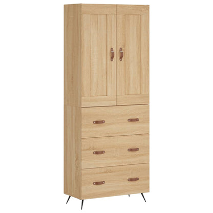 Skåp Sonoma Ek 69,5x34x180 cm