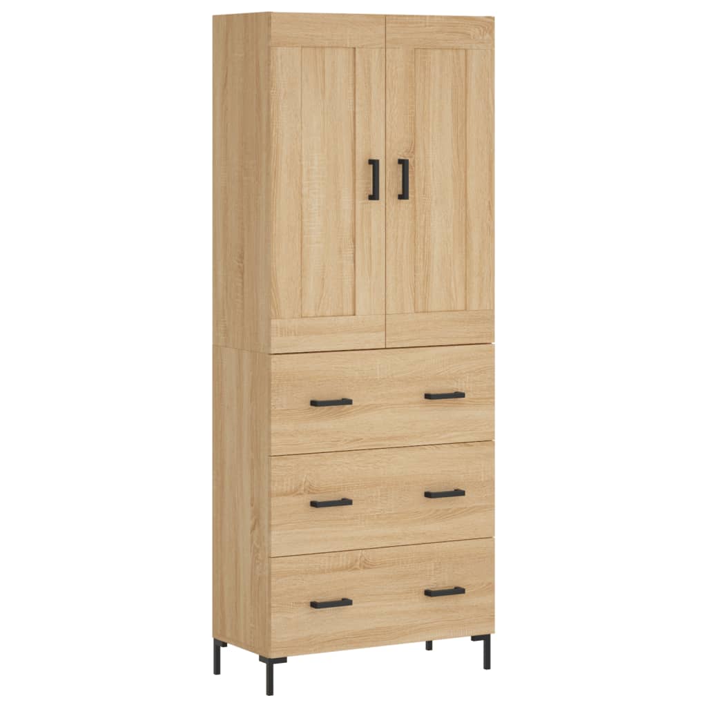Skåp Sonoma Ek 69,5x34x180 cm
