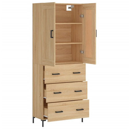 Skåp Sonoma Ek 69,5x34x180 cm