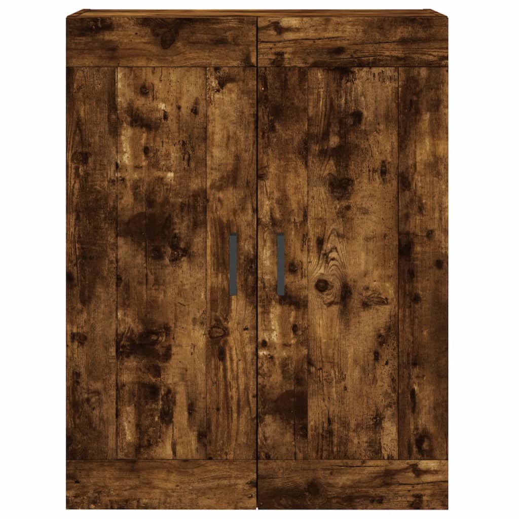 Skåp Rökfärgad Ek 69,5x34x180 cm