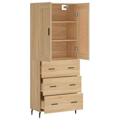 Skåp Sonoma Ek 69,5x34x180 cm