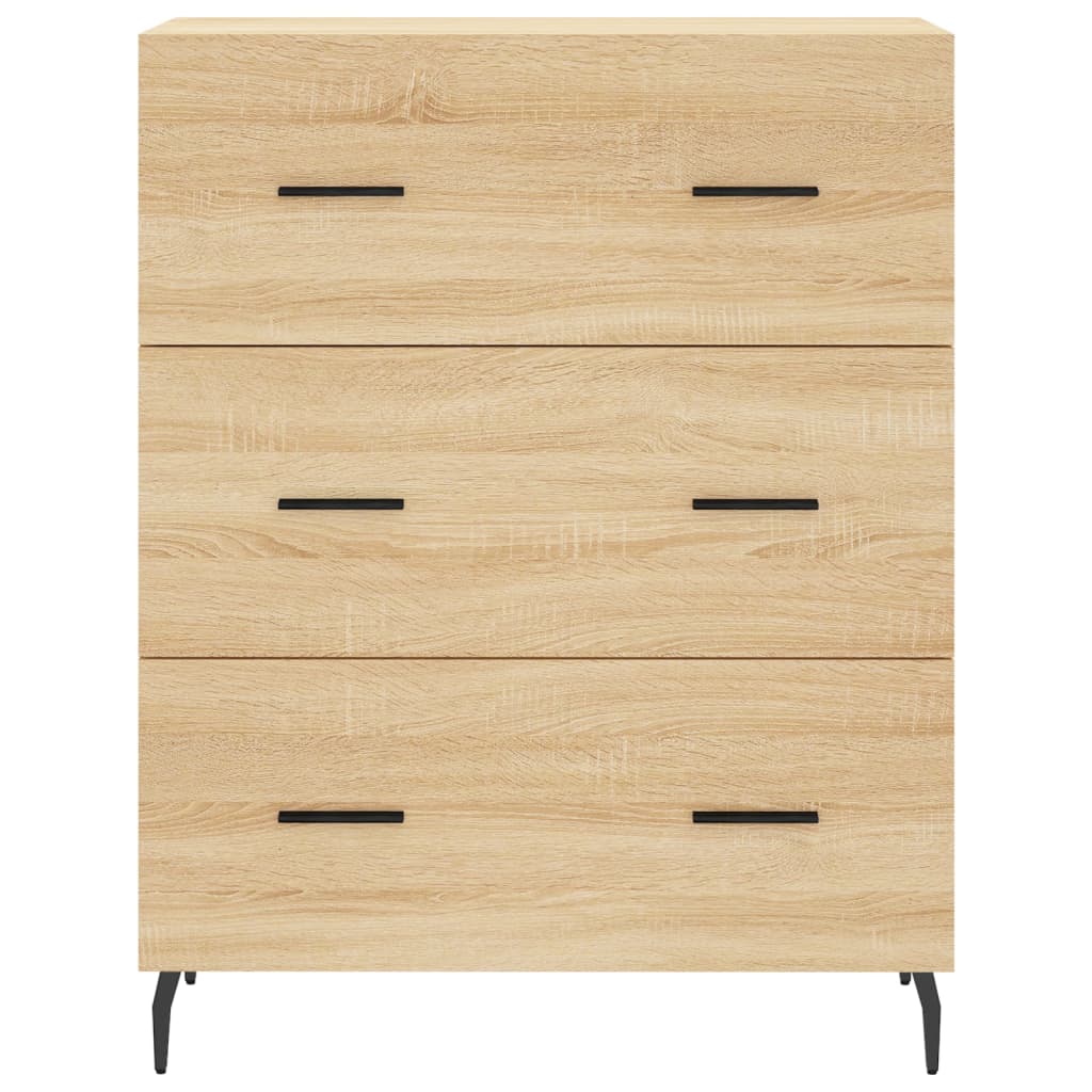 Skåp Sonoma Ek 69,5x34x180 cm