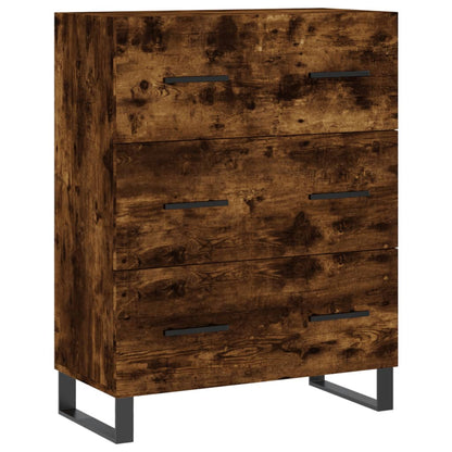Skåp Rökfärgad Ek 69,5x34x180 cm