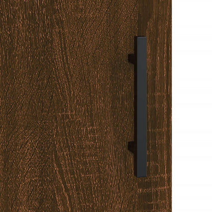 Skåp Brun Ek 69,5x34x180 cm