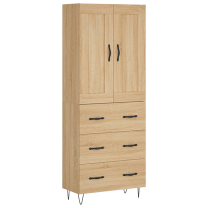 Skåp Sonoma Ek 69,5x34x180 cm