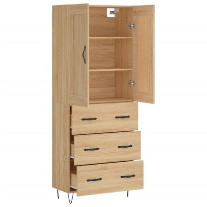 Skåp Sonoma Ek 69,5x34x180 cm