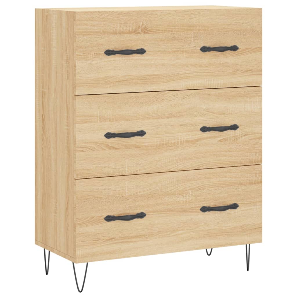 Skåp Sonoma Ek 69,5x34x180 cm