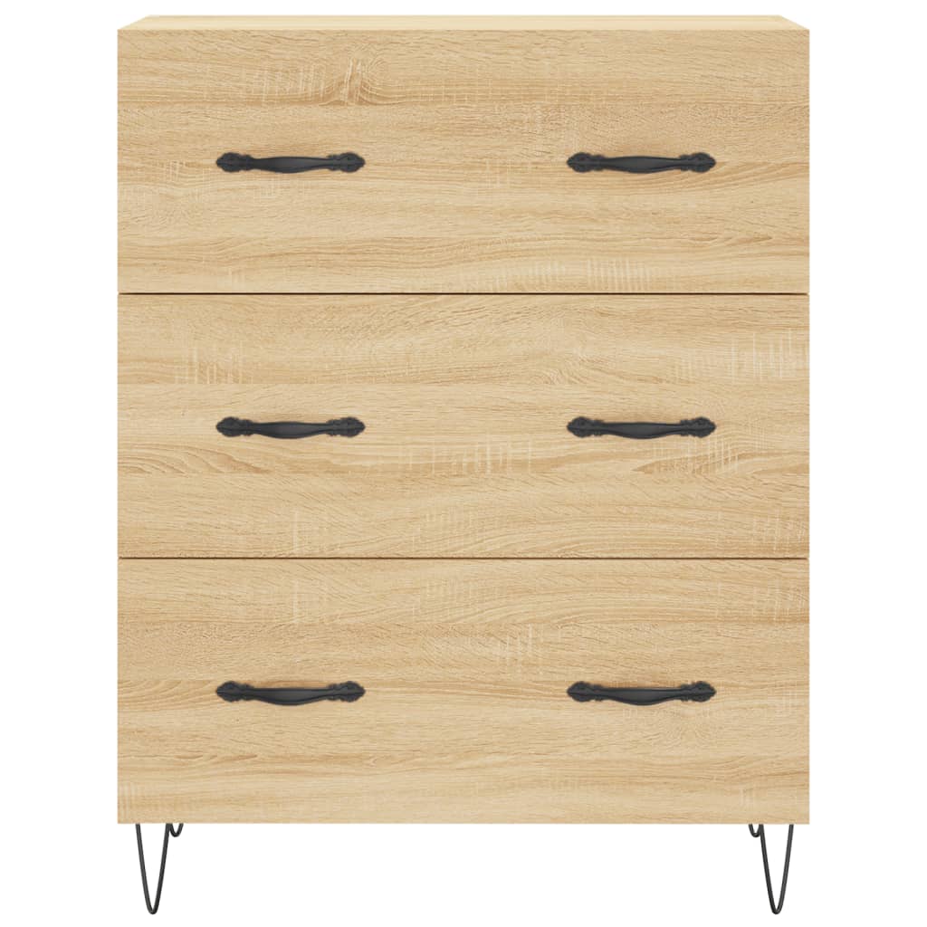 Skåp Sonoma Ek 69,5x34x180 cm