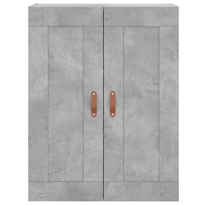 Skåp Betonggrå 69,5x34x180 cm