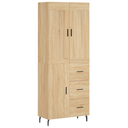 Skåp Sonoma Ek 69,5x34x180 cm