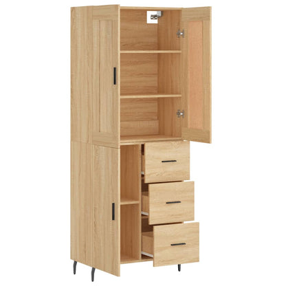 Skåp Sonoma Ek 69,5x34x180 cm