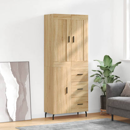 Skåp Sonoma Ek 69,5x34x180 cm