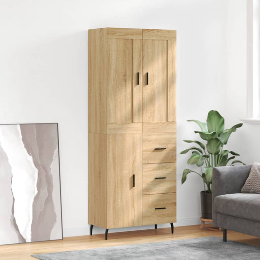 Skåp Sonoma Ek 69,5x34x180 cm