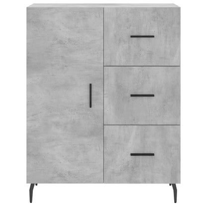 Skåp Betonggrå 69,5x34x180 cm