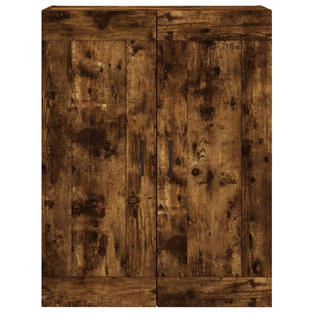 Skåp Rökfärgad Ek 69,5x34x180 cm