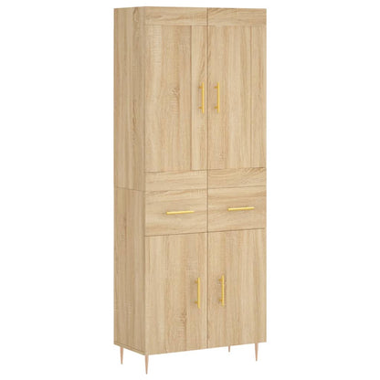 Skåp Sonoma Ek 69,5x34x180 cm