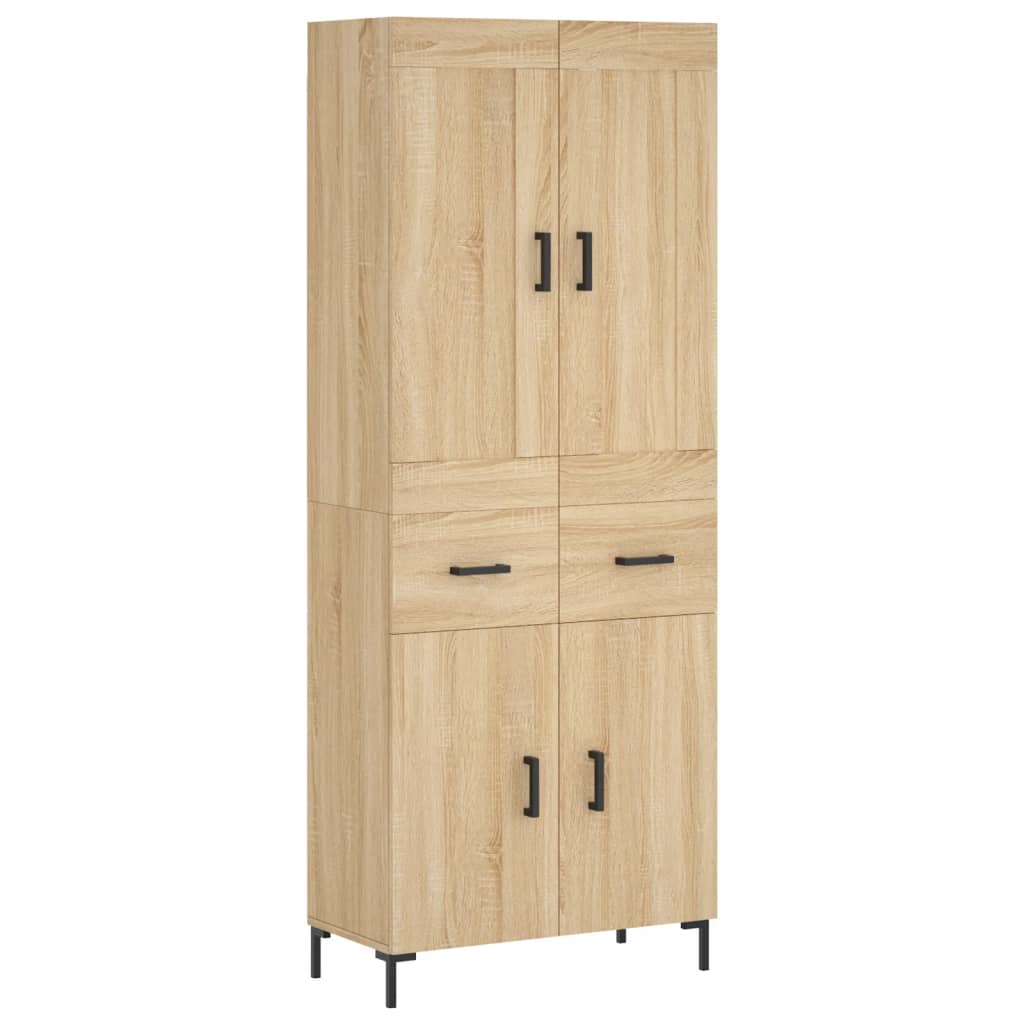 Skåp Sonoma Ek 69,5x34x180 cm