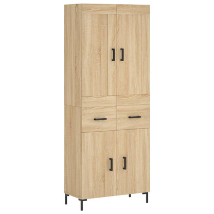 Skåp Sonoma Ek 69,5x34x180 cm