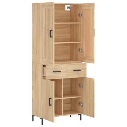 Skåp Sonoma Ek 69,5x34x180 cm