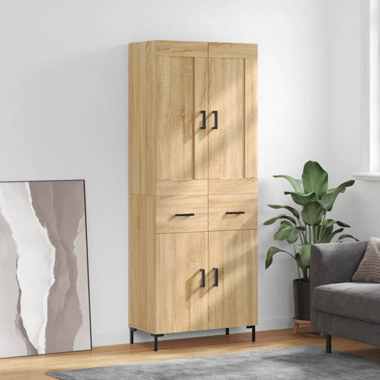Skåp Sonoma Ek 69,5x34x180 cm