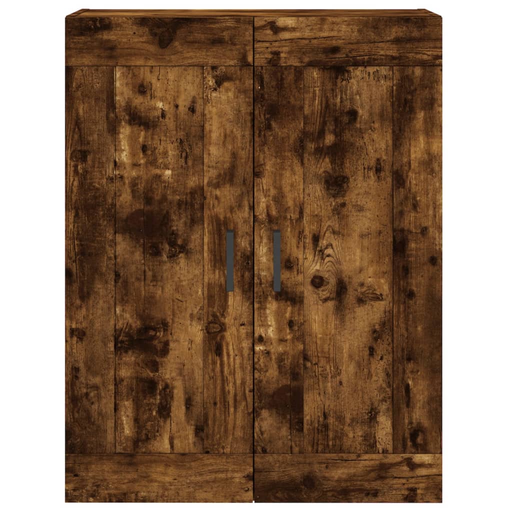 Skåp Rökfärgad Ek 69,5x34x180 cm