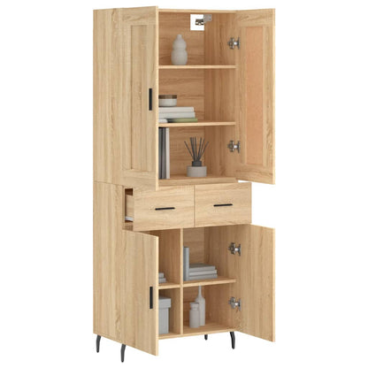 Skåp Sonoma Ek 69,5x34x180 cm