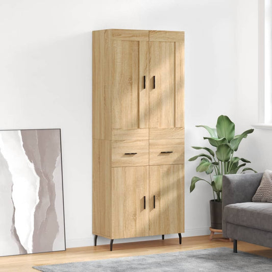 Skåp Sonoma Ek 69,5x34x180 cm
