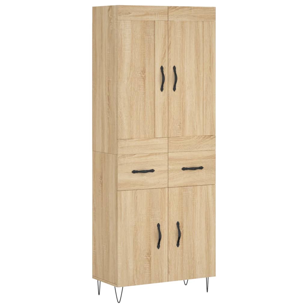 Skåp Sonoma Ek 69,5x34x180 cm