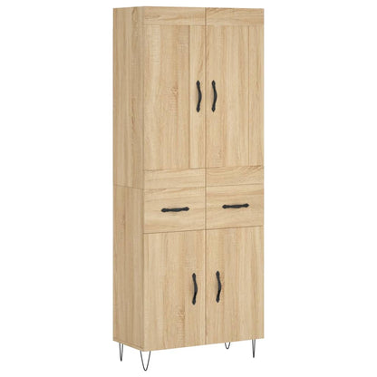 Skåp Sonoma Ek 69,5x34x180 cm