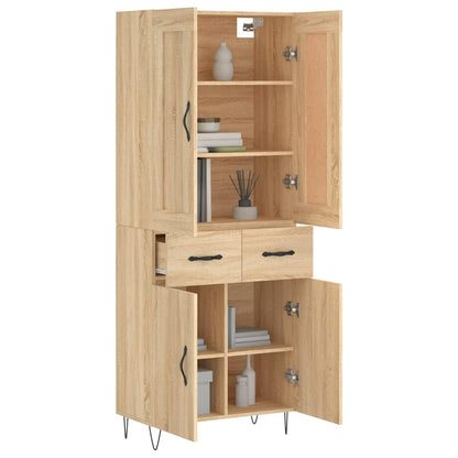 Skåp Sonoma Ek 69,5x34x180 cm