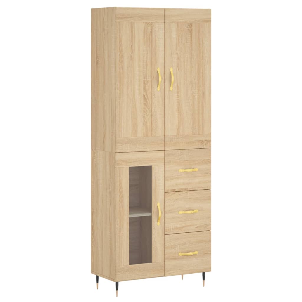 Skåp Sonoma Ek 69,5x34x180 cm