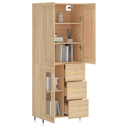 Skåp Sonoma Ek 69,5x34x180 cm