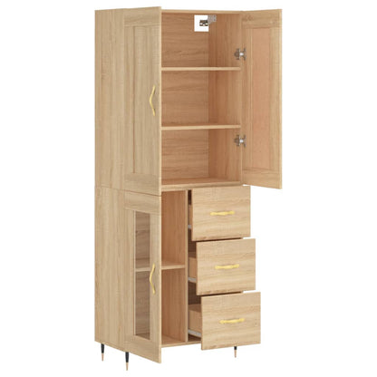 Skåp Sonoma Ek 69,5x34x180 cm