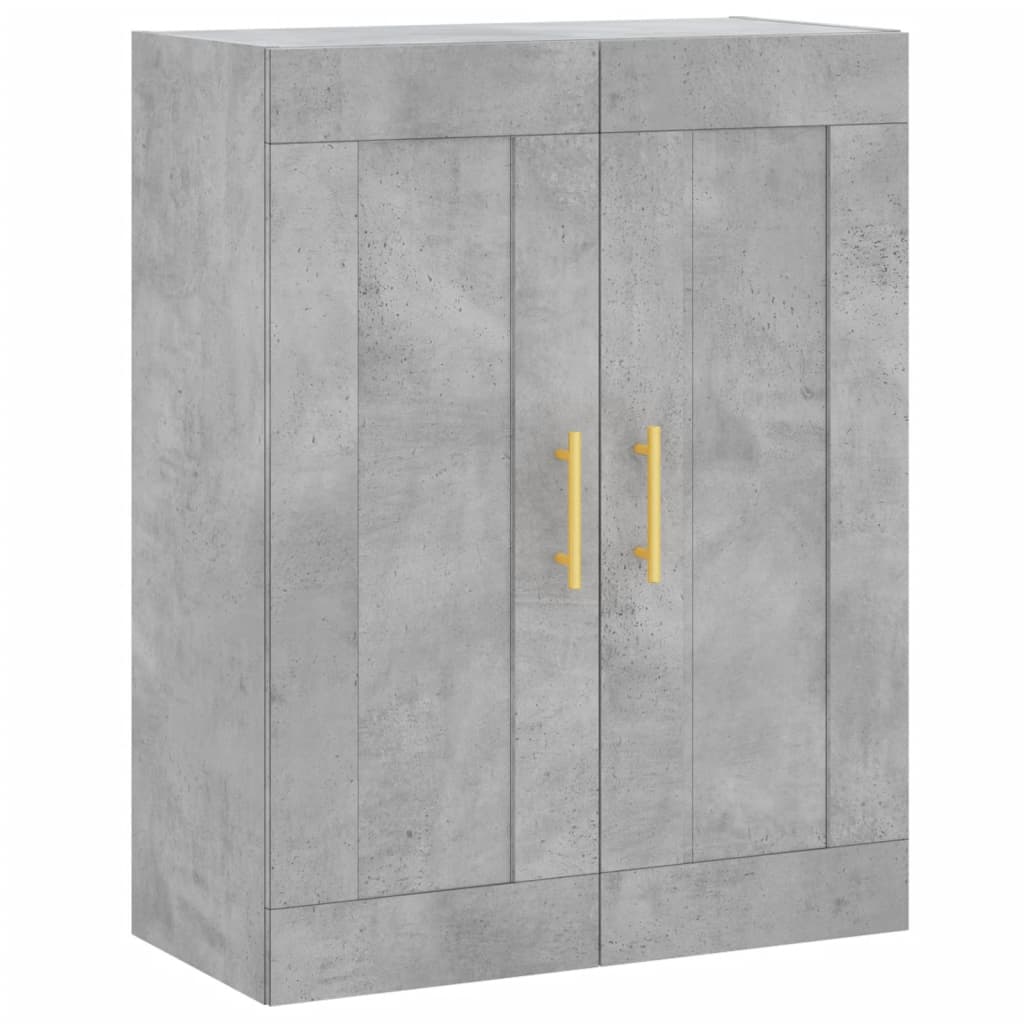 Skåp Betonggrå 69,5x34x180 cm