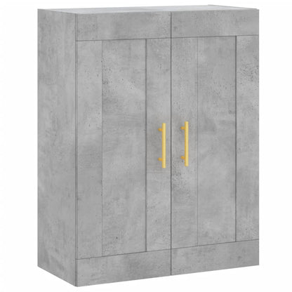 Skåp Betonggrå 69,5x34x180 cm