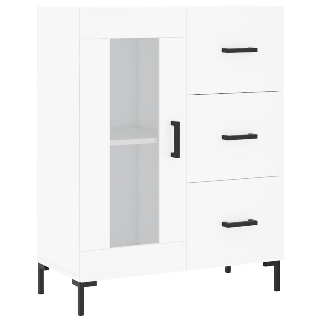Skåp Vit 69,5x34x180 cm