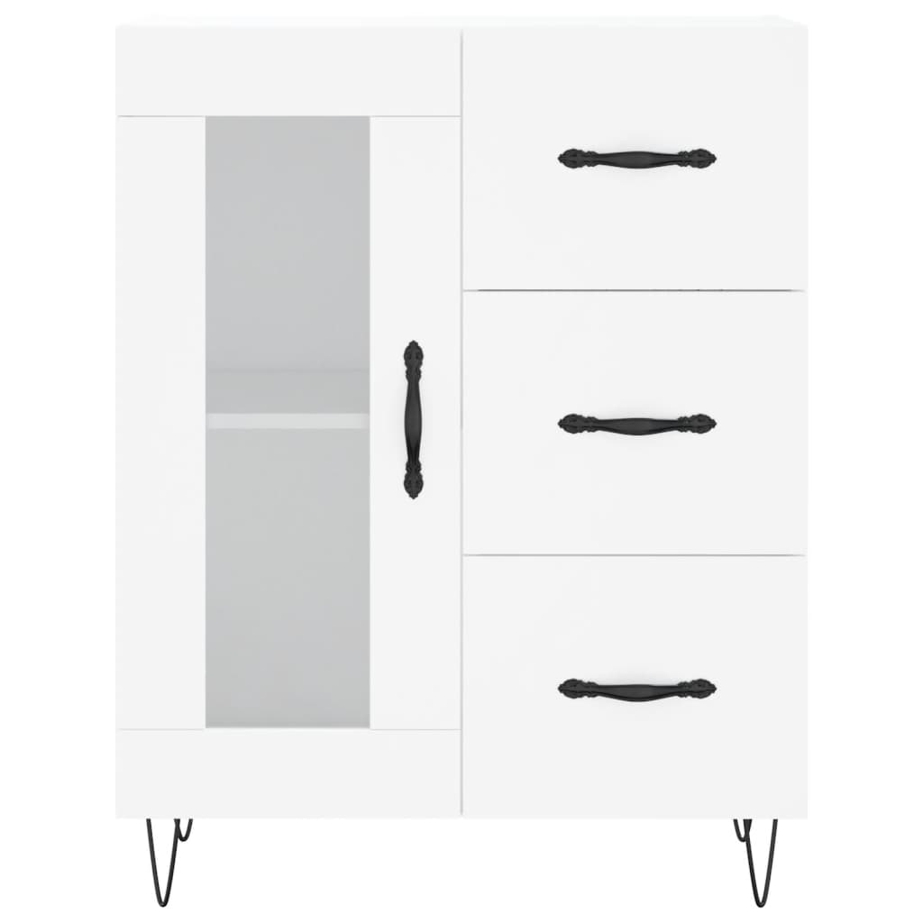 Skåp Vit 69,5x34x180 cm
