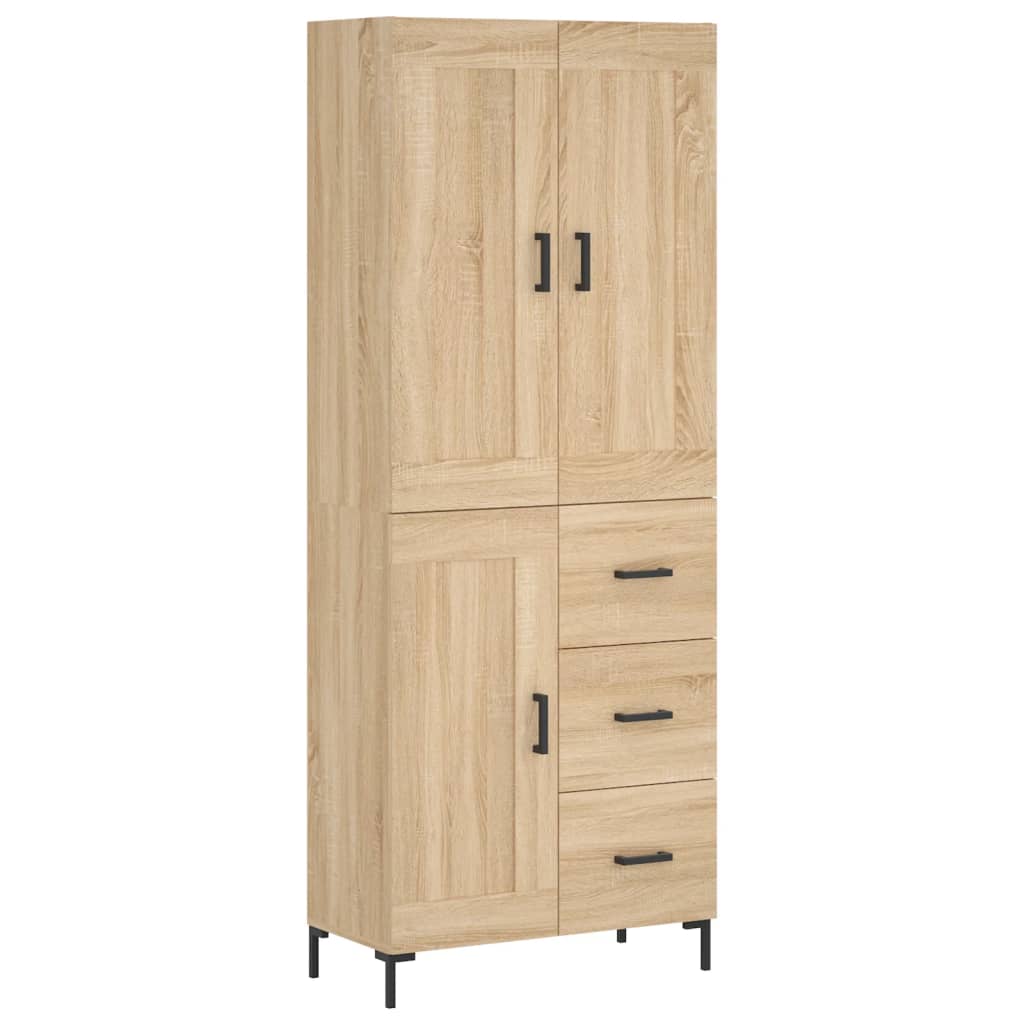 Skåp Sonoma Ek 69,5x34x180 cm