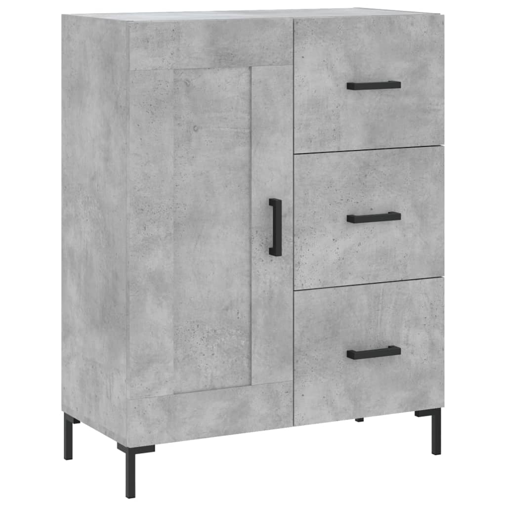 Skåp Betonggrå 69,5x34x180 cm