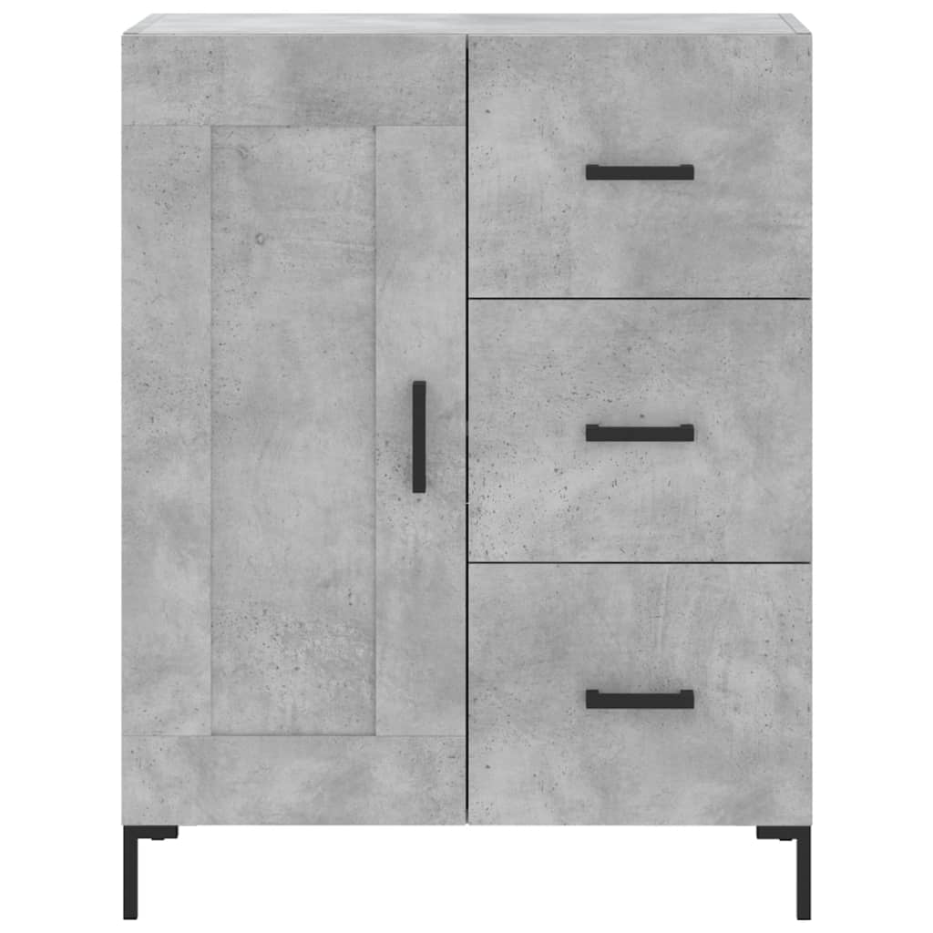 Skåp Betonggrå 69,5x34x180 cm