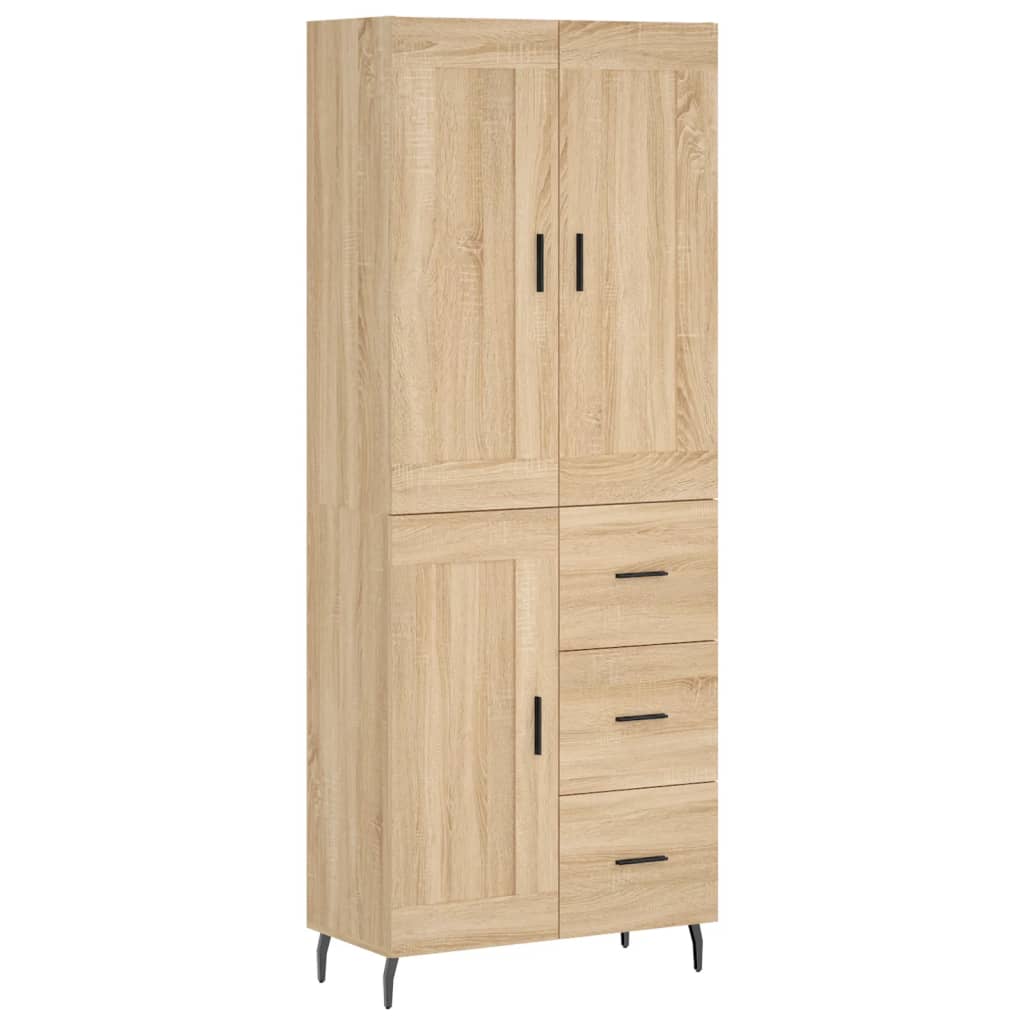 Skåp Sonoma Ek 69,5x34x180 cm