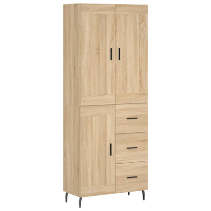 Skåp Sonoma Ek 69,5x34x180 cm